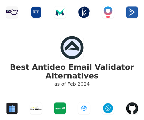 Best Antideo Email Validator Alternatives