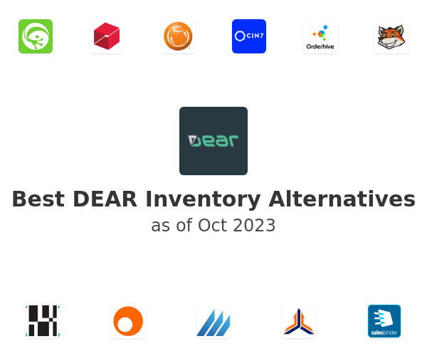 Best DEAR Inventory Alternatives