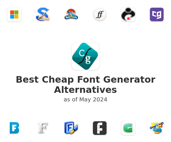 Best Cheap Font Generator Alternatives