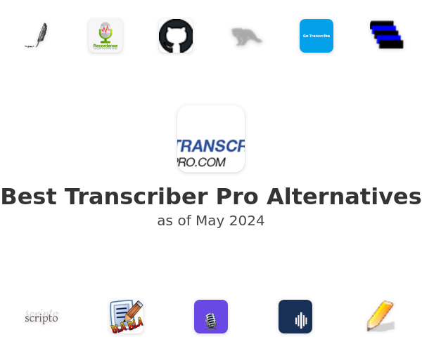 Best Transcriber Pro Alternatives