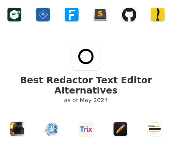Best Redactor Text Editor Alternatives