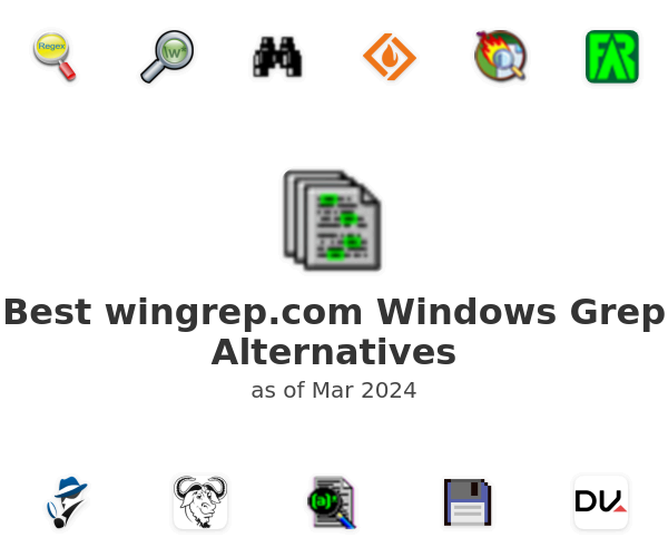Best wingrep.com Windows Grep Alternatives