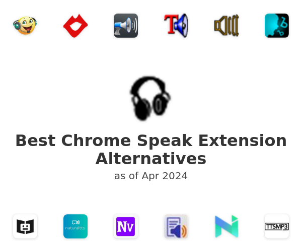 Best Chrome Speak Extension Alternatives