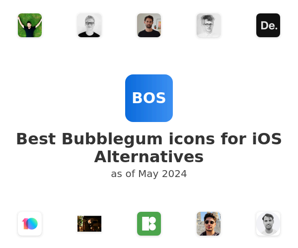 Best Bubblegum icons for iOS Alternatives