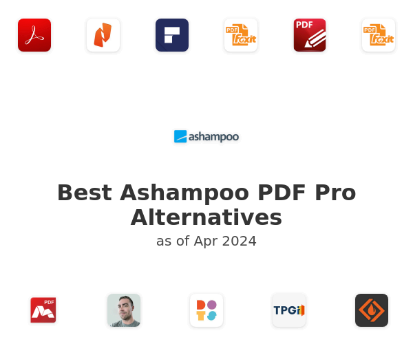 Best Ashampoo PDF Pro Alternatives