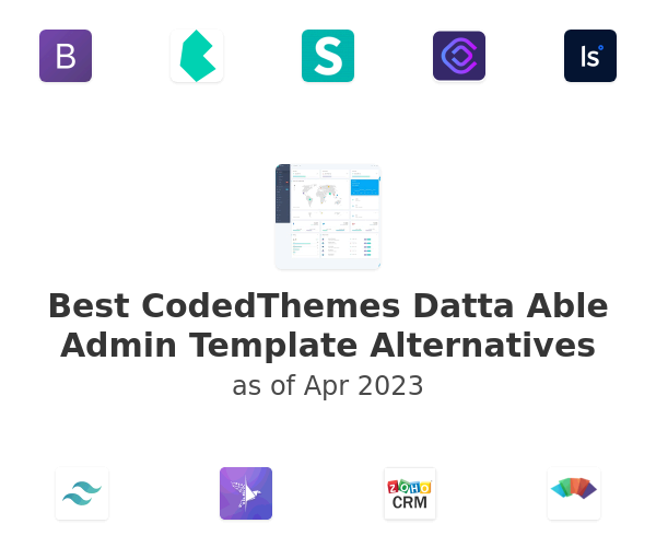 Best CodedThemes Datta Able Admin Template Alternatives