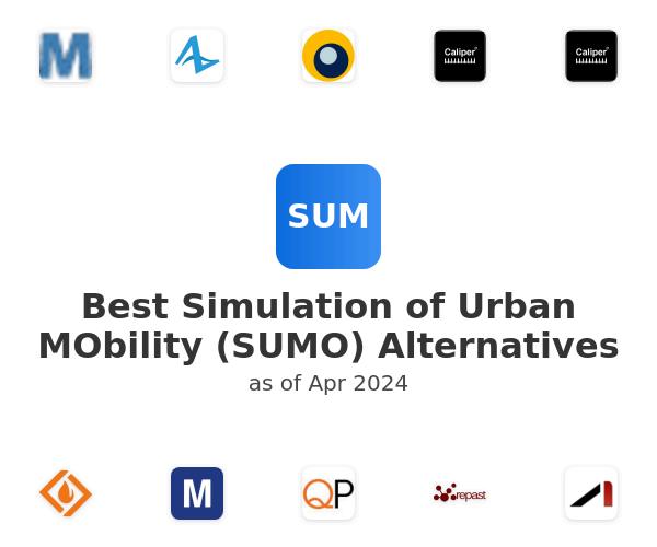 Best Simulation of Urban MObility (SUMO) Alternatives