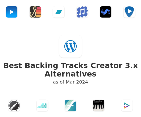 Best Backing Tracks Creator 3.x Alternatives