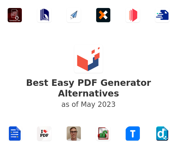 Best Easy PDF Generator Alternatives