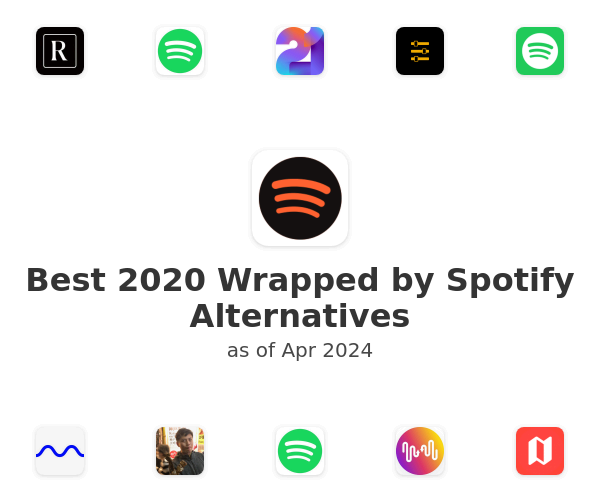 Best 2020 Wrapped by Spotify Alternatives