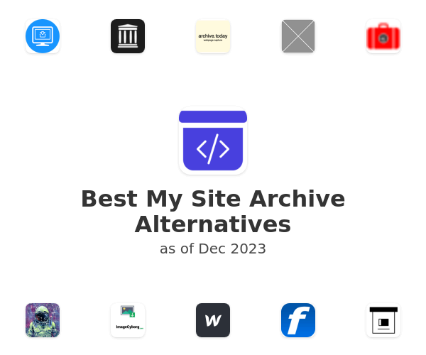 Best My Site Archive Alternatives