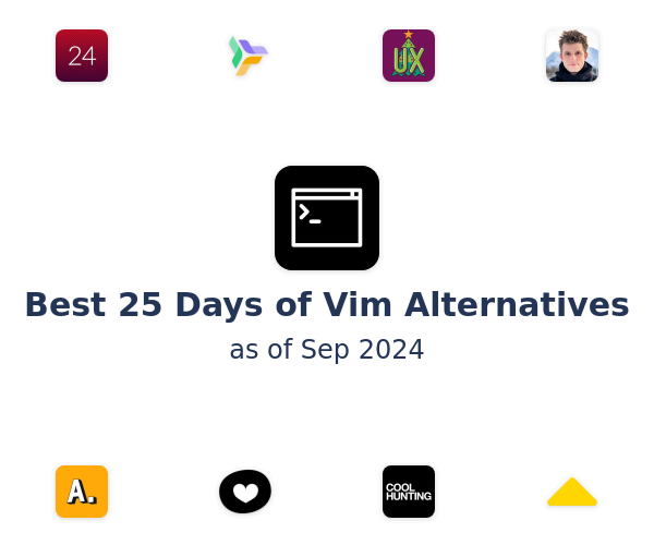 Best 25 Days of Vim Alternatives