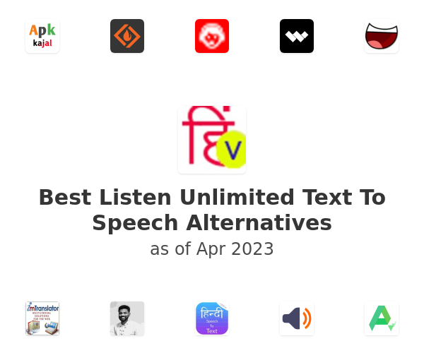 Best Listen Unlimited Text To Speech Alternatives