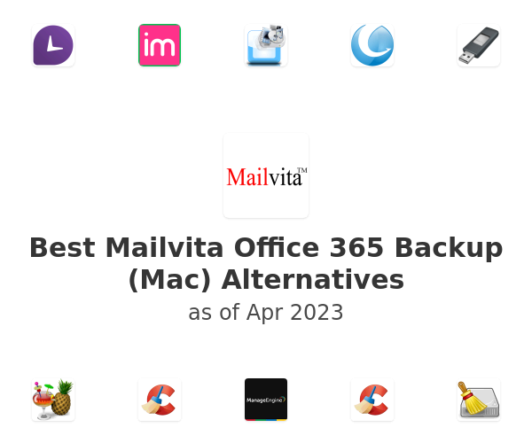 Best Mailvita Office 365 Backup (Mac) Alternatives