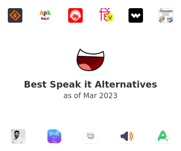 Best Speak it Alternatives