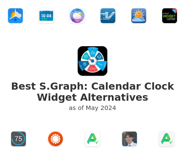 Best S.Graph: Calendar Clock Widget Alternatives