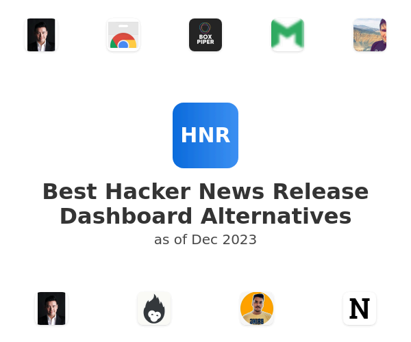 Best Hacker News Release Dashboard Alternatives