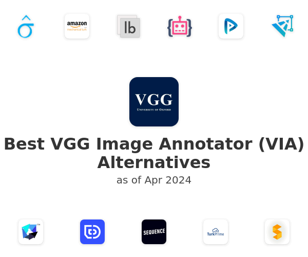 Best VGG Image Annotator (VIA) Alternatives