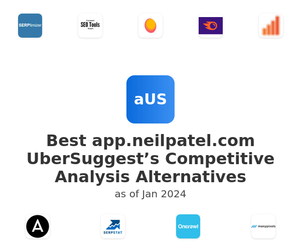 Best app.neilpatel.com UberSuggest’s Competitive Analysis Alternatives