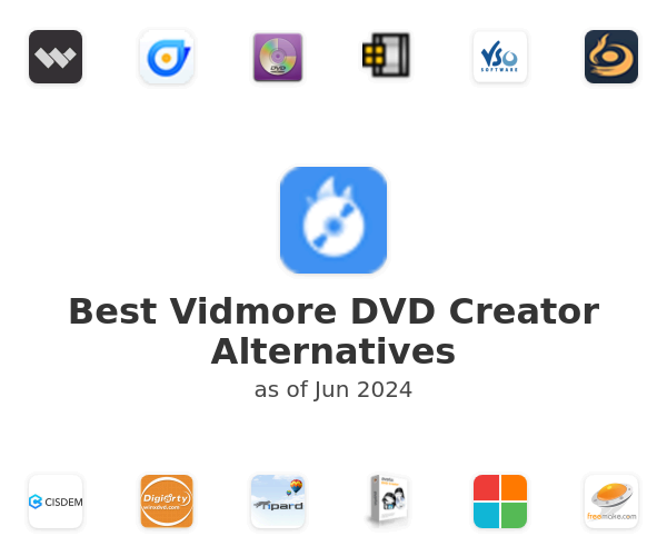 Best Vidmore DVD Creator Alternatives