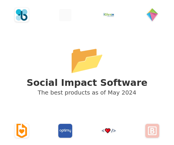 The best Social Impact products