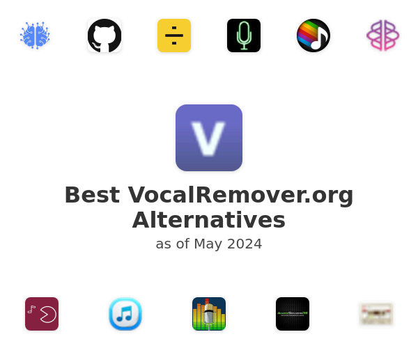 Best VocalRemover.org Alternatives