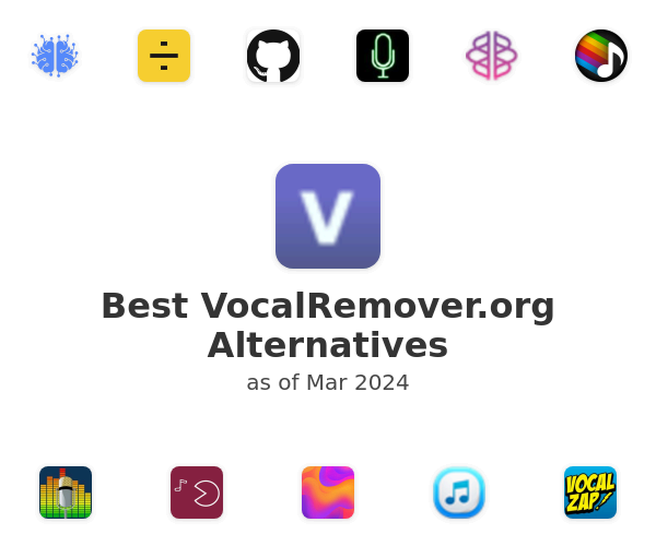 Best VocalRemover.org Alternatives