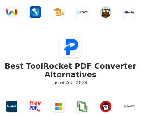 Best ToolRocket PDF Converter Alternatives