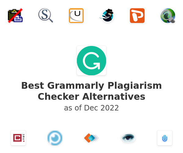 Best Grammarly Plagiarism Checker Alternatives