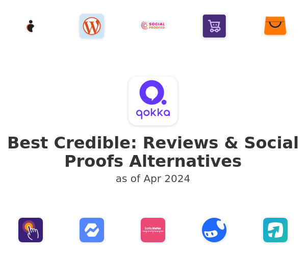 Best Credible: Reviews & Social Proofs Alternatives