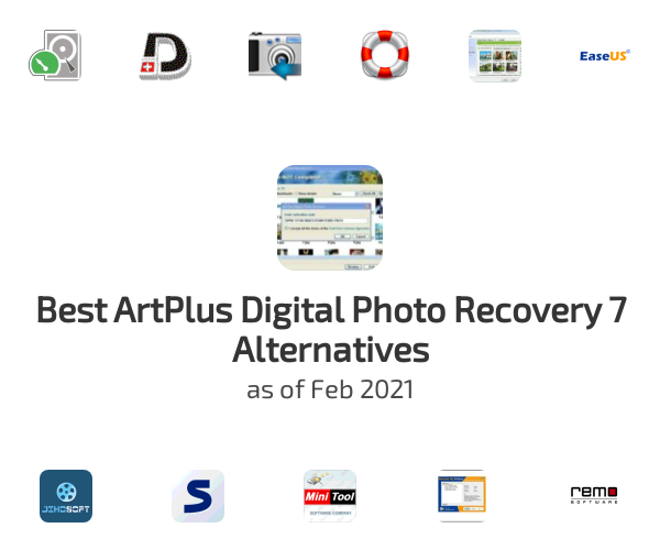 Best ArtPlus Digital Photo Recovery 7 Alternatives