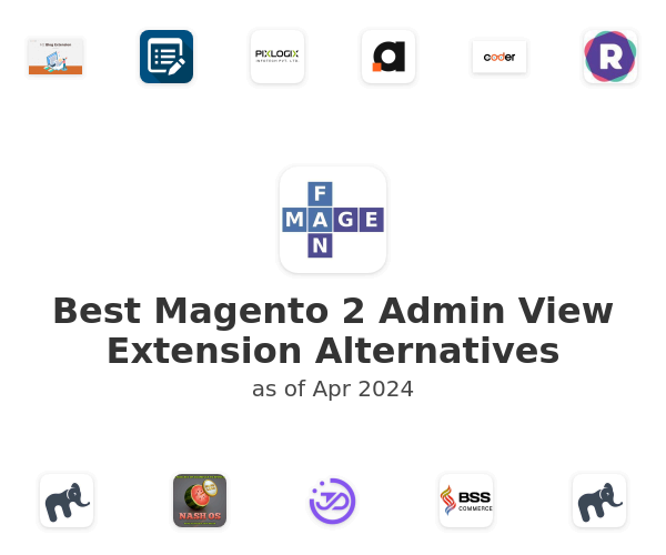 Best Magento 2 Admin View Extension Alternatives