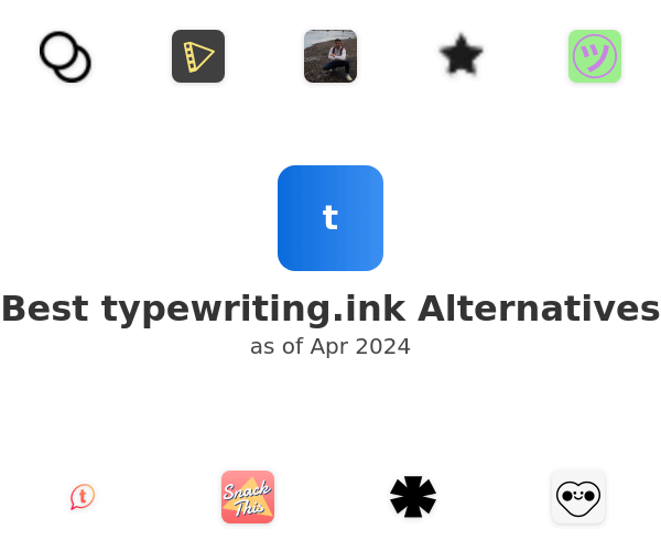 Best typewriting.ink Alternatives