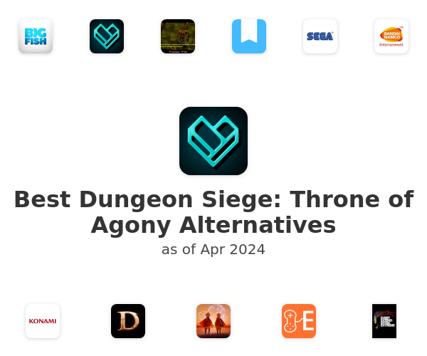Best Dungeon Siege: Throne of Agony Alternatives