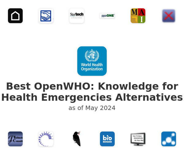 Best OpenWHO: Knowledge for Health Emergencies Alternatives