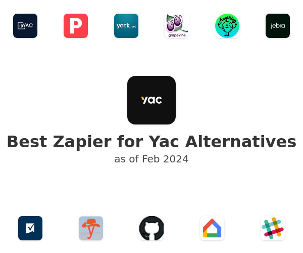 Best Zapier for Yac Alternatives