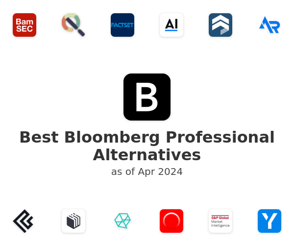 Best Bloomberg Professional Alternatives