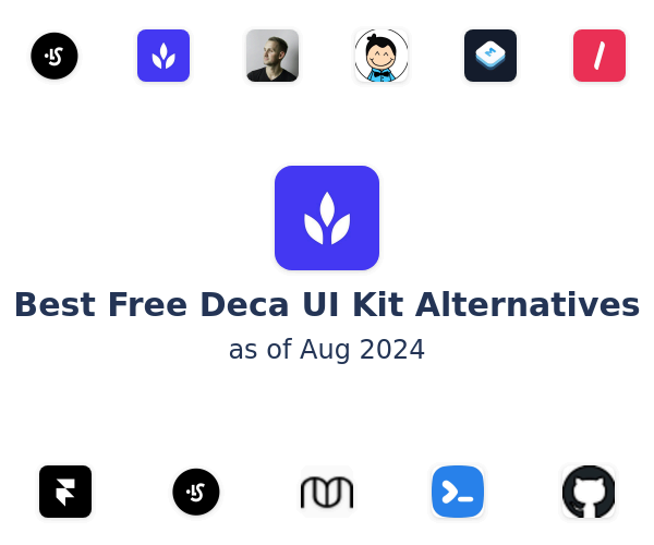 Best Free Deca UI Kit Alternatives