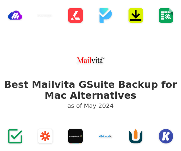 Best Mailvita GSuite Backup for Mac Alternatives