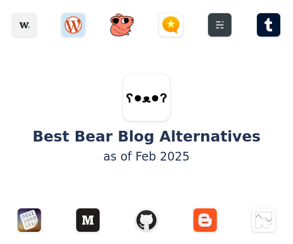 Best Bear Blog Alternatives