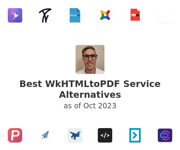 Best WkHTMLtoPDF Service Alternatives