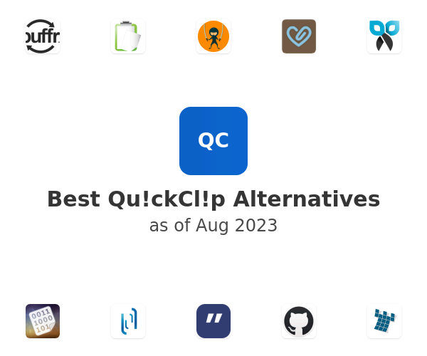 Best Qu!ckCl!p Alternatives
