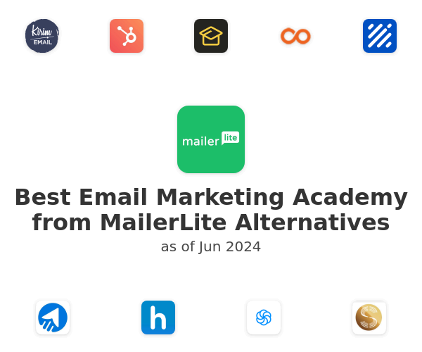 Best Email Marketing Academy from MailerLite Alternatives