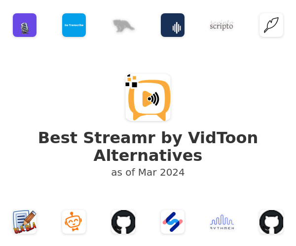 Best Streamr by VidToon Alternatives