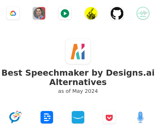 Best Speechmaker by Designs.ai Alternatives