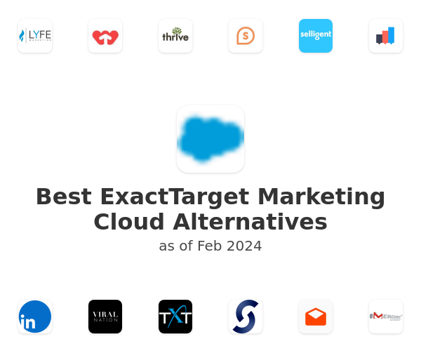 Best ExactTarget Marketing Cloud Alternatives