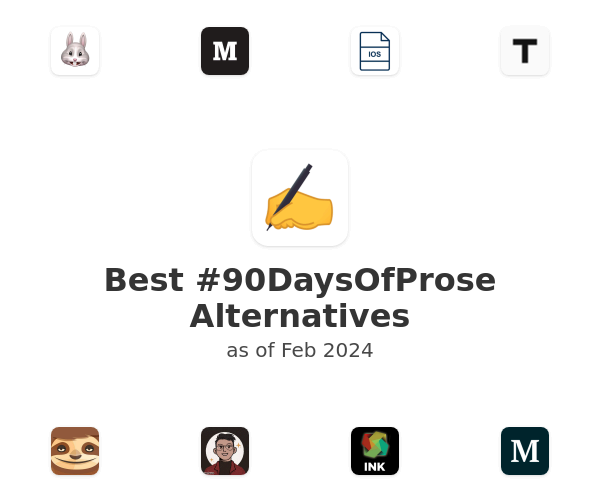 Best #90DaysOfProse Alternatives