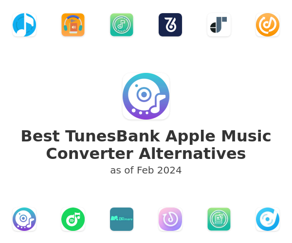 Best TunesBank Apple Music Converter Alternatives