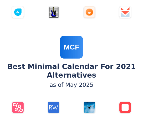 Best Minimal Calendar For 2021 Alternatives