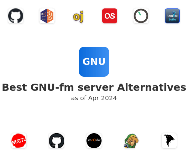 Best GNU-fm server Alternatives